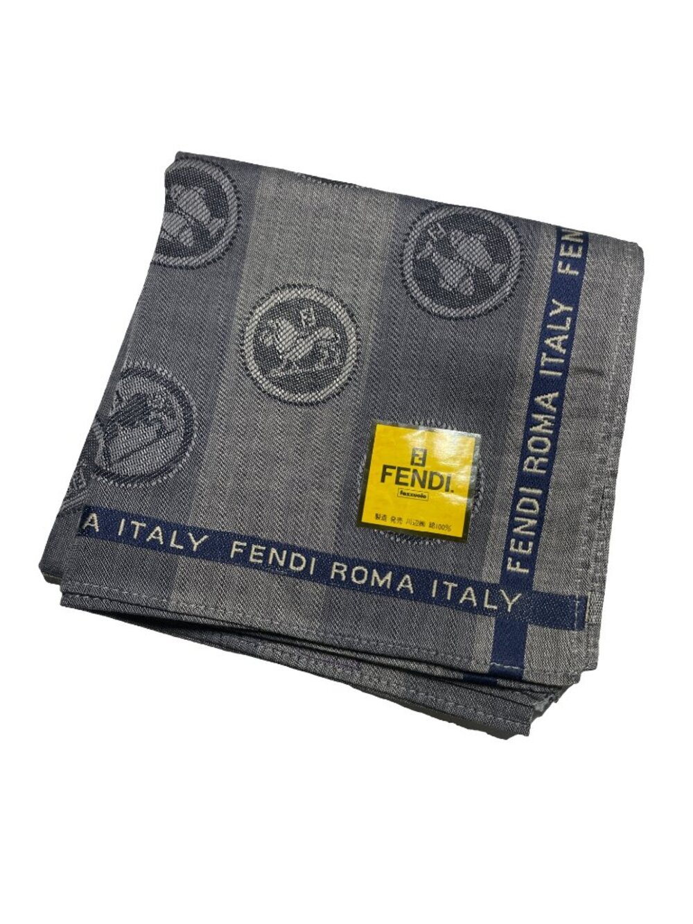 NWT Fendi Cotton Scarf – Astrology Zodiac Print